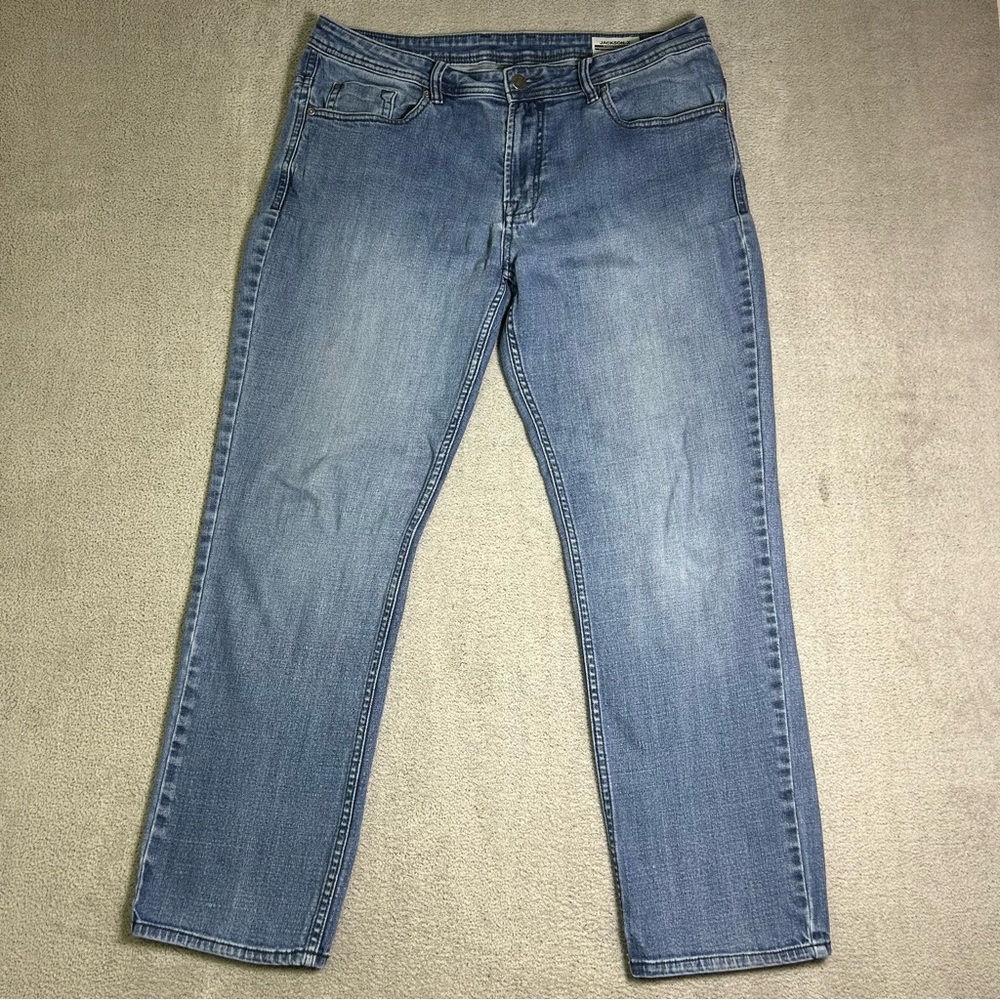 Buffalo David Bitton Jeans Men’s 36x31 Jackson-X Straight Stretch Medium Wash